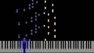 French Fuse Rain Fuse piano music ,piano,synthesia,Practice song,Piano Tutorial ,teaching,child