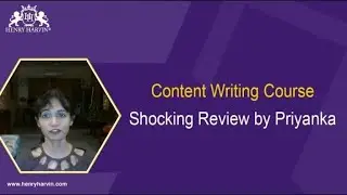 Content Writing Course Review by Priyanka |  @Choudharyyyyyyy | @henryharvin  Review