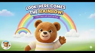 Look! Here Comes the Rainbow! 🌈 | Learn Colors with Shvili the Bear 🐻