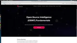 12 Information Gathering Reconnaissance - Additional Learning OSINT Fundamentals