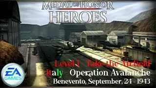 Medal of Honor: Heroes - Campaign - Operation Avalanche - Level 1 - Take the Airfield (Hero)