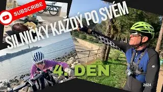 Silniční cyklistika Poreč den 4  100km v kopcích + Iva s kamerou