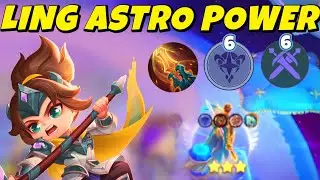 CARA BERMAIN MAGIC CHESS GOGO || LING ASTRO POWER SWORDSMAN BINTANG 3 DAMAGE NYA MANTAP