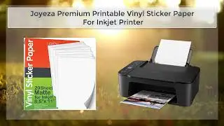 Joyeza Premium Printable Vinyl Sticker Paper For Inkjet Printer