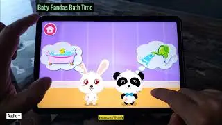 Baby Panda's Bath Time - Android Game for Kids - Gameplay