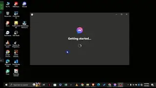 How to fix  ''Getting Started'' on Messenger desktop Problem | Loading Problem