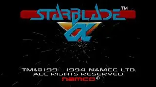 Starblade Alpha - PlayStation - Gameplay