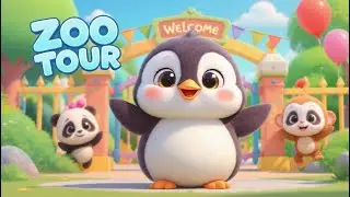 Zoo Animals for Kids | Fun Learning with Lions, Elephants & Penguins