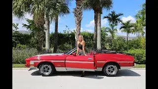 1973 Mustang V8 Convertible $26500.00 239-405-1970 Tom  www.musclecarsforsaleinc.com 10/1/21