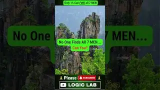 99% Fail to Find All 7 MEN 🤯 | Mind Challenge #shortspuzzle #shorts #brainteaser #viralshorts