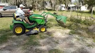 Little Green Monster Bucket Loader, digging trenches lgmusa.com