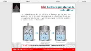 Teoría de soluciones de gases en líquidos y Ley de Henry.