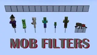 Hostile MOB FILTERS - Minecraft