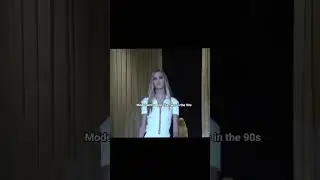 OMG a model with doll-like face in the 90s walking for Versace #shortsviral #versace #model