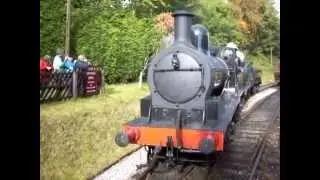 K&WVR. L&YR 1300 and 957 at Oxenhope. 14.10.2012