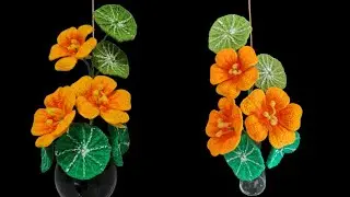 How to crochet Nasturtium flower
