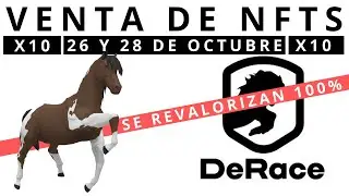 Caballos NFT DeRace a la venta - Se revalorizan 100% seguro