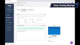 Foore Facebook Bot Tutorial | How to Setup Greeting Message