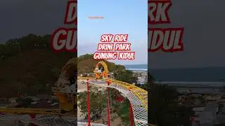 Sky Ride.. Salah satu wahana permainan yg lagi hits di Pantai Drini Park - Gunung Kidul. 👍😍🥰