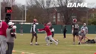 Highlights from Alabama football's second 2025 spring practice