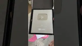 YouTube sent me a GOLD Play Button!