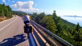 Cycling through Europe E51 - Makarska to Dubrovnik with two new cycling buddies!