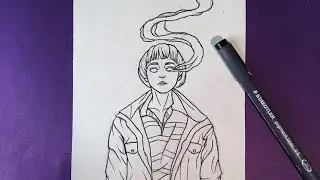 How to Draw WILL  - Stranger Things 4 | Step by Step