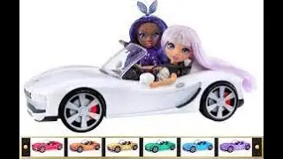 RAINBOW HIGH COLOR CHANGE CONVERTIBLE CAR