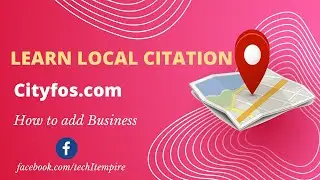Add business on cityfos.com - Local Citation Tutorial