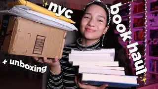 the books i got in new york city + surprise unboxings 🦋✨