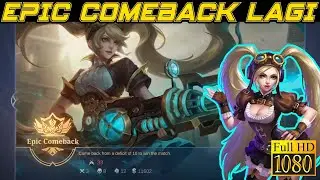 EPIC COMEBACK AGAIN - Gameplay Layla #12 - Mobile Legends: Bang Bang