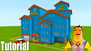 Minecraft Tutorial: How To Make The Hello Neighbour House Original 