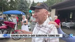 Grand Rapids D-Day survivor turns 100