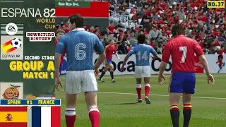 FIFA World Cup 1982 | Spain vs France |  Rewriting History | Match 37