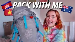 PACK With Me For Backpacking Asia + Australian Working Holiday