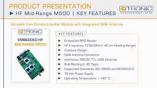 Product Presentation: HF Mid-Range M500 | RFID Embedded | RFID Functions