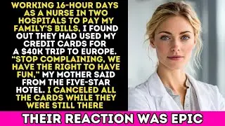 My Family Used My Credit Cards for Vacation&mdash;I Was Working Double Shifts