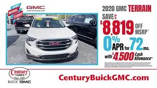 Buick & GMC 2020 Model Closeout at Century Buick GMC in Tampa!