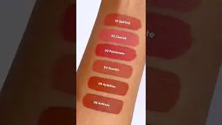 Lite Matte Lip Cream Swatches!