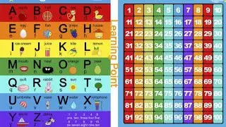Study With Learning Point || COUNTING || ALPHABET || COLOUR || Many More.
