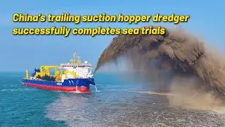 China's trailing suction hopper dredger successfully completes sea trials
