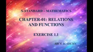Class 10 Maths | Relations and Functions | Exercise 1.1