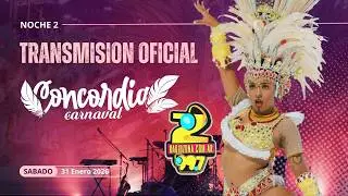 CARNAVAL DE CONCORDIA - RADIO ZONA TV - TRANSMISION OFICIAL - NOCHE 2