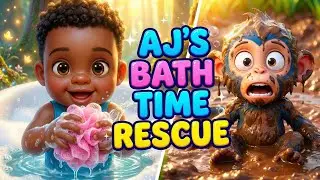 Bubble Bath Fun Song for Kids | Scrub and Play in the Tub