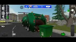 Simulando um trabalho de coletar lixo trash truck simulator