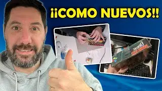 NO LOS TIRES!! ¿COMO RESTAURAR TUS VIDEOJUEGOS? Dales una SEGUNDA VIDA a tus joyas !!!