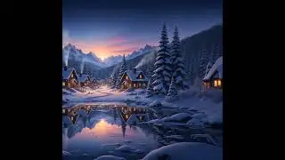 Cozy Winter Village - Simply Magical Pictures