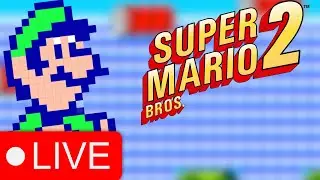 COM PLACA DE CAPTURA | Super Mario Bros 2 Gameplay Direto do Console ! #supermariobros2 #nintedo