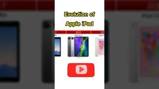 Evolution of Apple iPad  From 2010 To 2022  History of Apple iPad #apple #ipad