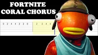 Fortnite - Coral Chorus Theme (Easy Guitar Tabs Tutorial)